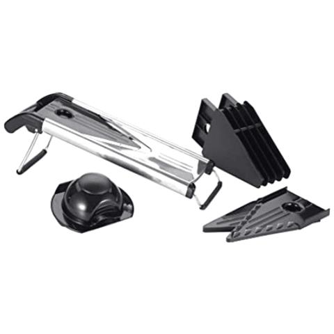 Tagliaverdure Mandolina Bergner, Acciaio Inossidabile, Nero - Foto 1