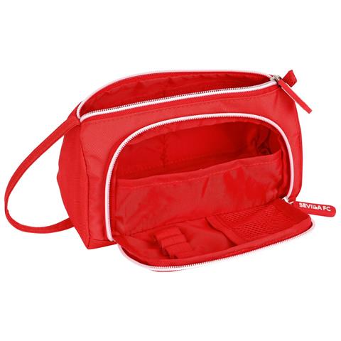 Astuccio Scuola Sevilla Fútbol Club Rosso (20 X 11 X 8.5 Cm) - Foto 2