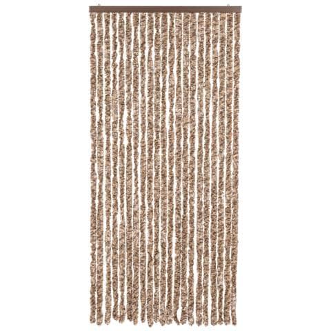 Tenda Antimosche Beige E Marrone Scuro 90x200 Cm In Ciniglia - Foto 3