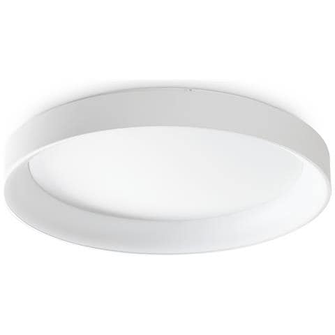 Plafoniera Contemporanea Ziggy Metallo Bianco Led Integrato 62w 3000k Ip20 - Foto 1
