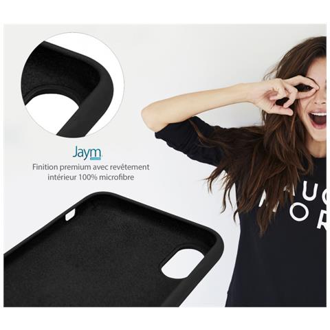 Cover Per Samsung A53 5g Premium Silicone Microfibra, Nero - Foto 4