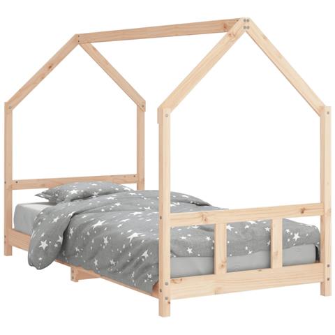 Giroletto Per Bambini 90x200 Cm In Legno Massello Di Pino - Foto 2