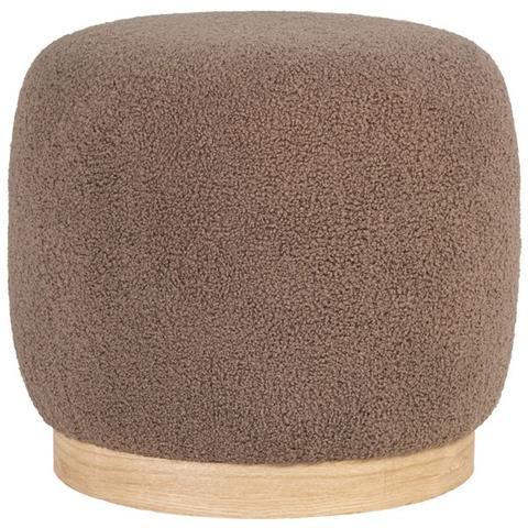 Pouf Belfort - Marrone - Mdf - 44,5x44,5x40 Cm - Foto 1