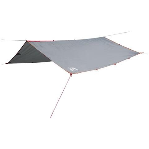 Telone da Campeggio Grigio /Arancione 500x294 cm Impermeabile - Foto 2