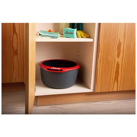 Lavapavimenti Con Sistema Di Strizzatura Manuale Con Rullo Rotante E Panno In Microfibra Spin Clean Vileda - Foto 2