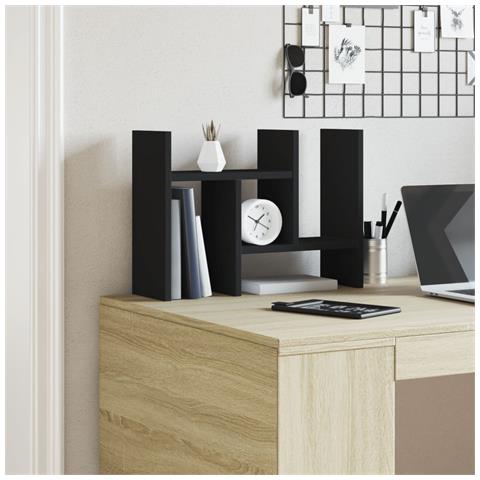 Organizer Scrivania Rovere Sonoma 34,5x15,5x35,5 Cm Multistrato - Foto 3