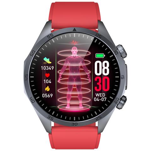 Smartwatch Con Monitoraggio Avanzato Della Salute Red - Foto 2