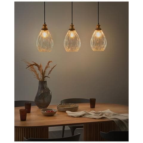 Lampadario Coosa Vetro Trasparente - Foto 1