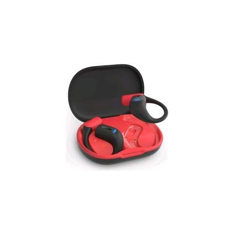6000 Series Taa6709bk/00 Cuffia E Auricolare True Wireless Stereo (tws) A Clip Sport Bluetooth Nero, Rosso - Foto 1