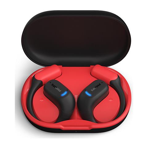 6000 Series Taa6709bk/00 Cuffia E Auricolare True Wireless Stereo (tws) A Clip Sport Bluetooth Nero, Rosso - Foto 2