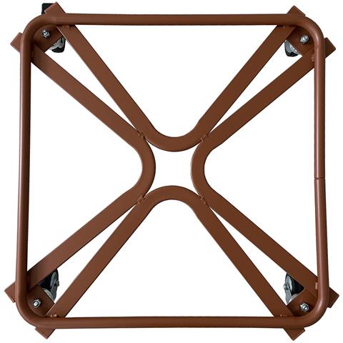 Carrello Portavasi Quadrato Di Grandi Dimensioni Heavy - Foto 1