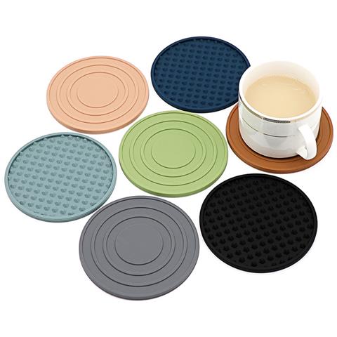 Set Di 6 Sottobicchieri Da Caffè In Silicone Con Supporto Coffee - Foto 3