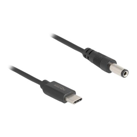 DeLOCK Cavo di alimentazione USB Type-C per DC 5,5 x 2,1 mm maschio 1 m - Foto 1