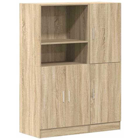 Set Di Mobili Da Cucina 2 Pz Rovere Sonoma In Truciolato - Foto 2