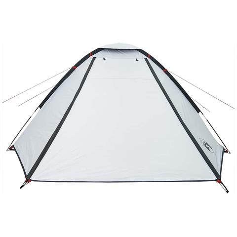 Tenda Campeggio a Cupola 4 Persone Bianca Tessuto Impermeabile - Foto 2