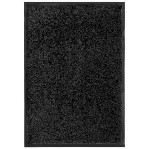 Lusso Casadino - Zerbino Lavabile Nero 40x60 Cm - Foto 2