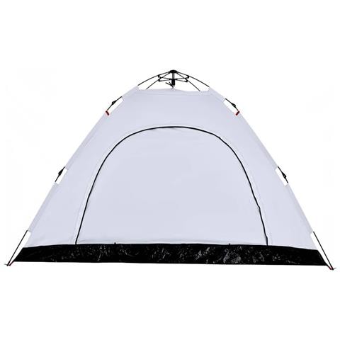 Tenda per 5 Persone Bianca Tessuto Oscurante a Rilascio Rapido - Foto 8