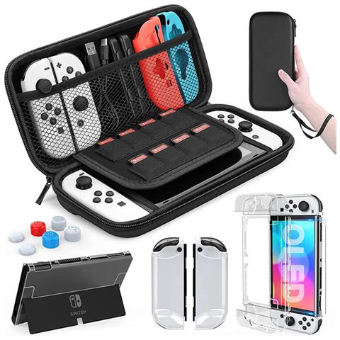 Kit Di Protezione Essenziale 9 In 1 Per Switch E Oled - Foto 1