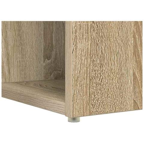 Scrivania per Computer Rovere Sonoma Legno ingegnerizzato Media - Foto 9