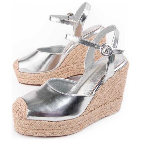 Montevita Zeppa Di Sparto Balenci Argento . - Foto 1