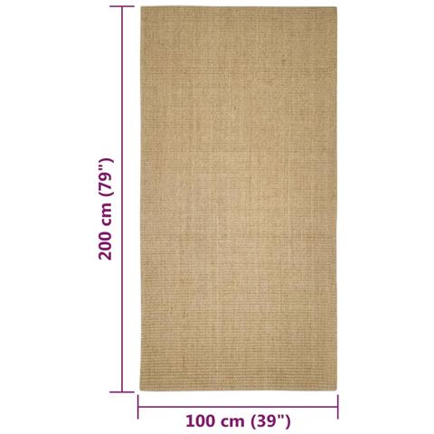 Tappeto in Sisal per Tiragraffi 100x200 cm - Foto 6