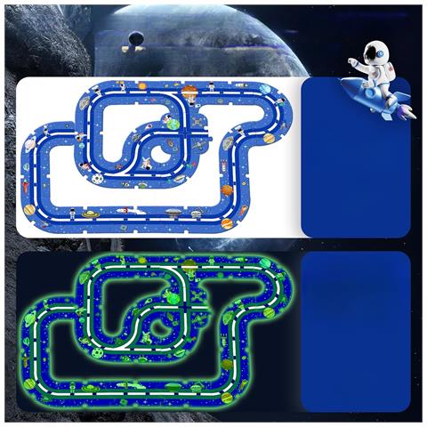 Cubo Euclideo Pista Macchinine Spaziale Che Si Illumina Al Buio - Foto 2