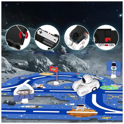 Cubo Euclideo Pista Macchinine Spaziale Che Si Illumina Al Buio - Foto 8