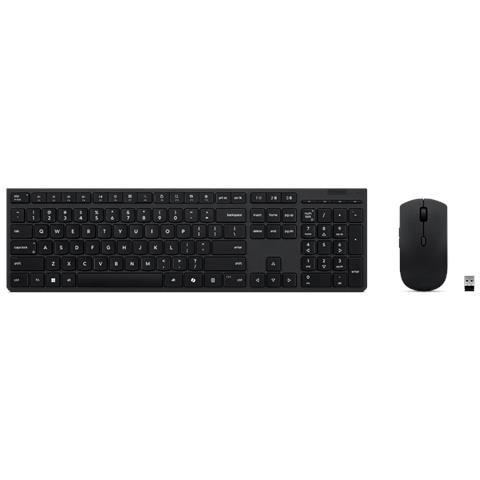 4X31R64334 tastiera Mouse incluso Ufficio RF senza fili + Bluetooth Italiano Grigio - Foto 1