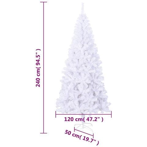 Lusso Casadino - Albero Di Natale Artificiale L 240 Cm Bianco - Foto 7