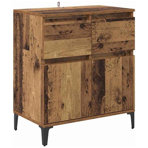 Credenza con cassetto Legno vecchio 60 x 35 x 70 cm - Foto 1