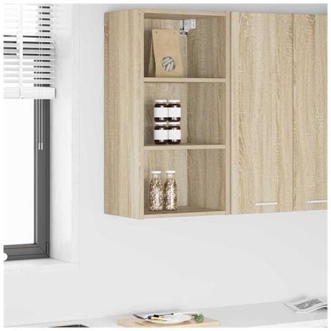 Armadio pensile Riga Rovere Sonoma 40 x 29,5 x 80 cm - Foto 2