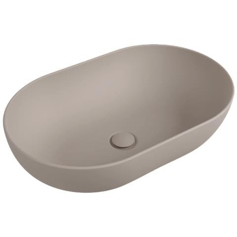 Lavabo Da Appoggio   Serie App Ovale Ap62a - 65 Cm Beige Chiaro Da Ordinare - Foto 1