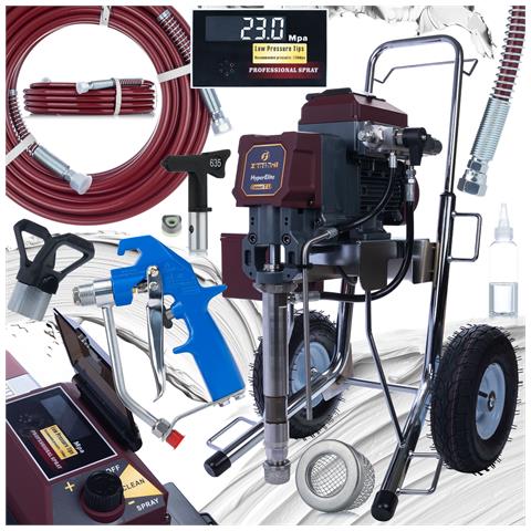 Pompa A Pistone Zenthril Comet T Lp - 3500w, 25mpa, 5l /min | Tecnologia Hyperelite | Vernici E Stucchi - Foto 1