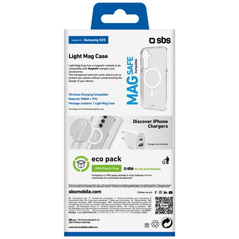 TELIGMAGSAS25T custodia per cellulare 15,8 cm (6.2") Cover Trasparente - Foto 2