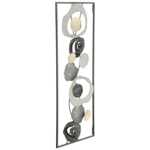 Decorazione In Metallo 3d Cerchi 15-multicolore-metallo-28,5x3x74 Cm - Foto 2