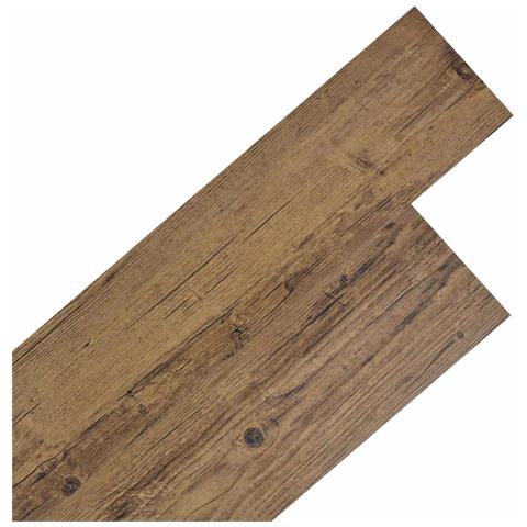 Tavole per Pavimenti 36 pcs Marrone Noce 5,02 m² PVC - Foto 1