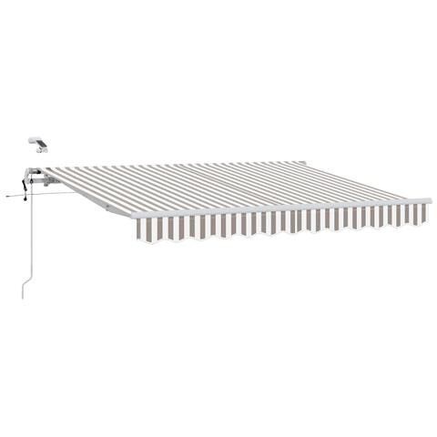 Tenda Retrattile Grigio chiaro e bianco 400 × 350 cm - Foto 1