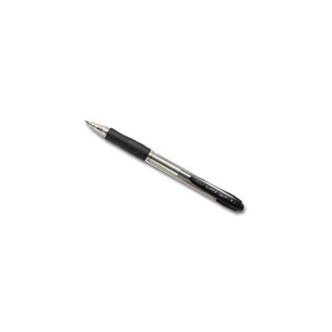 confezione da 12 pezzi - penna sfera scatto super grip nero fine 0.7mm - Foto 1