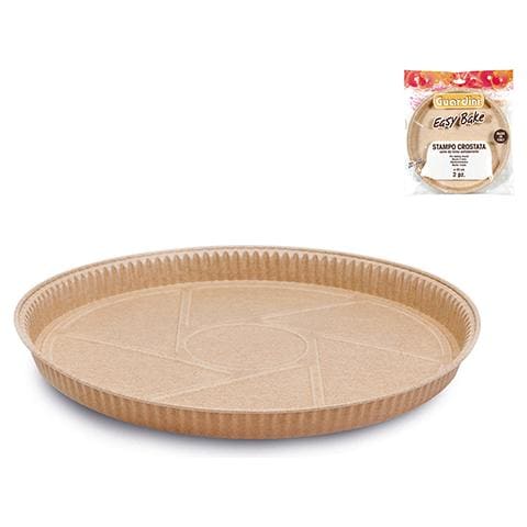 Confezione 2 Stampi Carta Crostata Cm25 Pasticceria - Foto 1