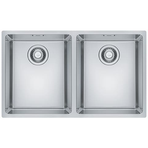 MRX 220 34-34 Lavello da Incasso 2 Vasche Dimensioni 74 x 43.6 cm Colore Inox - Foto 1
