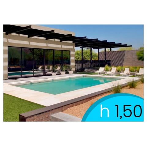 Aqua Spa Piscina Interrata Joia 500 X 1000 H 150 Mt In Pannelli Dacciaio