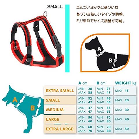 Ergocomfort P Pett. Rosso S= A: 32÷42 Cm - B: 46÷56 Cm - Foto 2