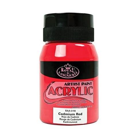Raa-5110 - Vernice Acrilica""essentials"", Da 500 Ml, Colore: Rosso Cadmio - Foto 2