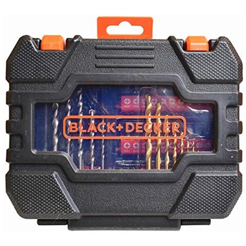 Black + Decker A7232-xj Set Per Forare Ed Avvitare, 0v, Nero, 50 Set Di Pezzi - Foto 2