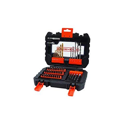 Black + Decker A7232-xj Set Per Forare Ed Avvitare, 0v, Nero, 50 Set Di Pezzi - Foto 1