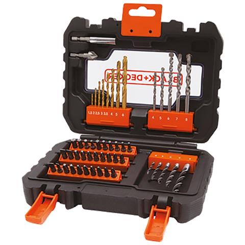 Black + Decker A7232-xj Set Per Forare Ed Avvitare, 0v, Nero, 50 Set Di Pezzi - Foto 6