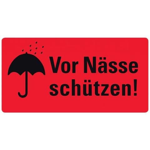 Zweckform Etikettenrolle ""vor Nsse Schtzen!"" Neonrot, Fr Eine Sichere Paketkennzeichnung - 1 Stck (7210) - Foto 3