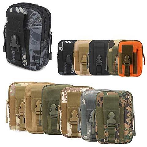 Tattico Molle Pouch Packs Compact Utility Belt Pouch Militare Dellesercito Edc Sacchetto Marsupio Fanny Per Sport Escursione Del Campeggio - Snake-b - Foto 1