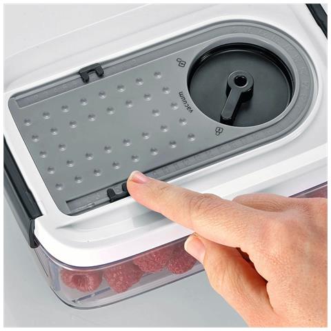 Zb3618 Set Di 2 Contenitori Senza Bpa Con Valvola Del Vuoto - Capacità 0,75 L E 1,5 L - Conserva Aromi - Foto 2