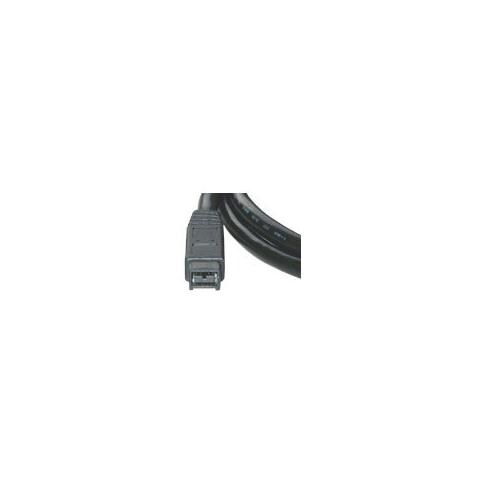 Cable Fire Wire 4 contacts / 9 contacts (B) 2 metres 2m Nero cavo firewire - Foto 2